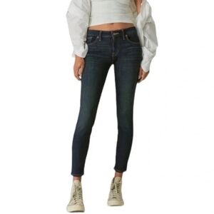 Lucky Brand Lolita Crop Citrus Spring Wash Skinny Jeans Size 6/28